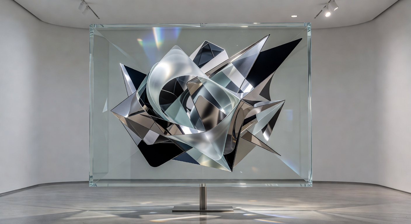 Abstract 3D render generated by Squad Alpha