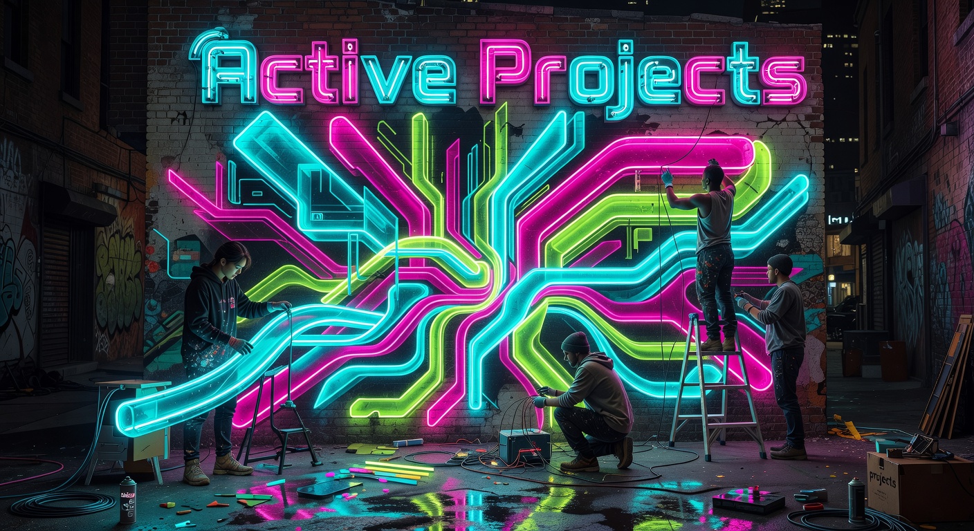 Neon Dreams Mural project